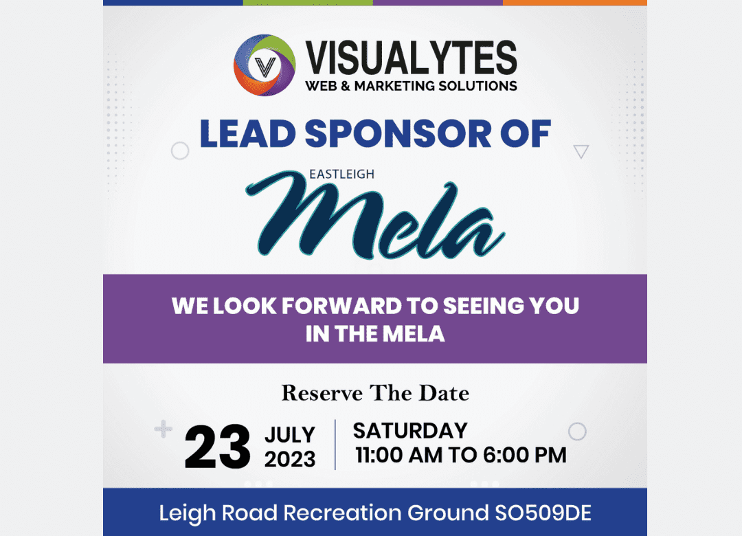 Visualytes Lead Sponsor Of Eastleigh Mela 2023