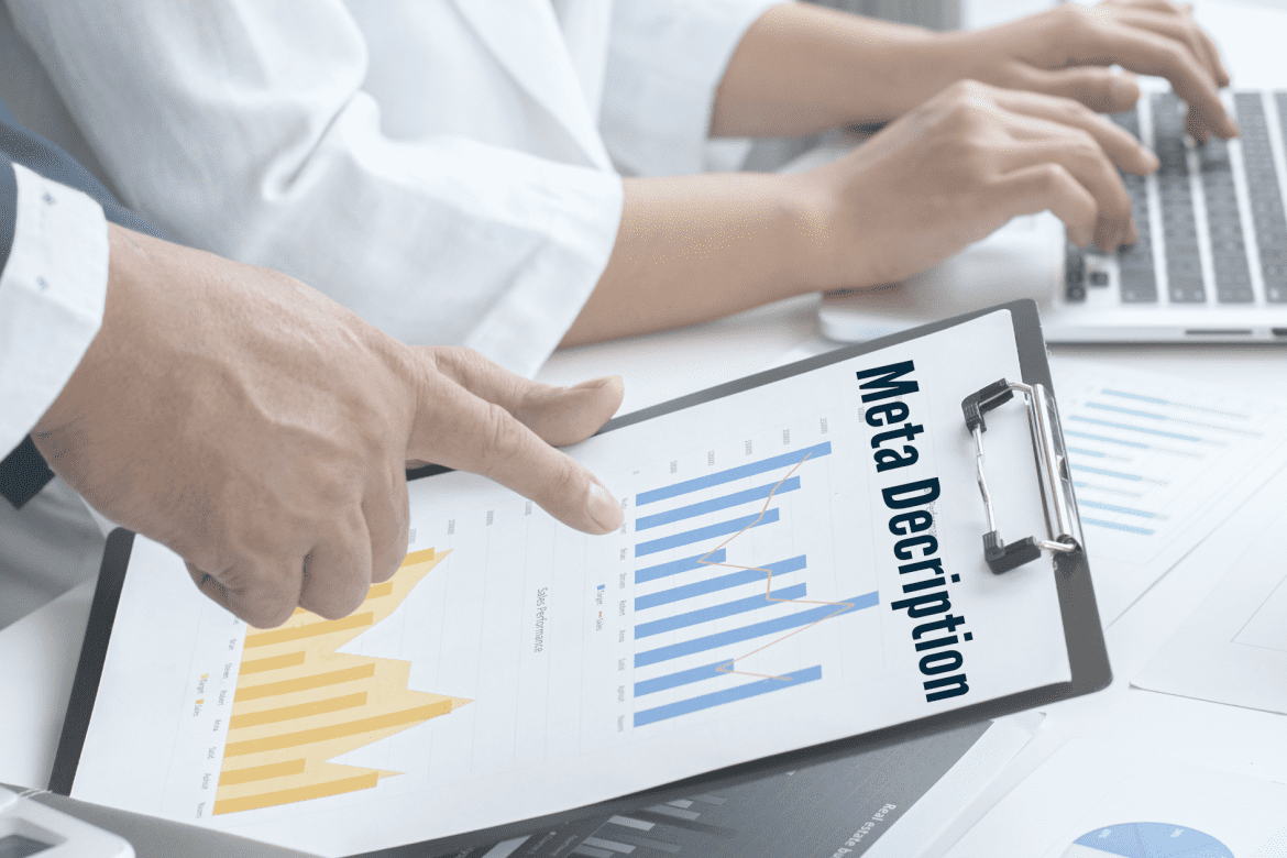 Web development company considering meta description for SEO of website
